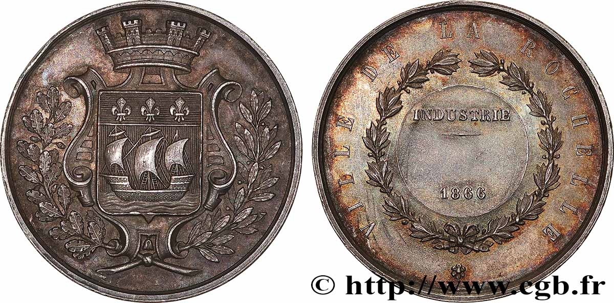 SECOND EMPIRE Médaille, Industrie TTB/TTB+