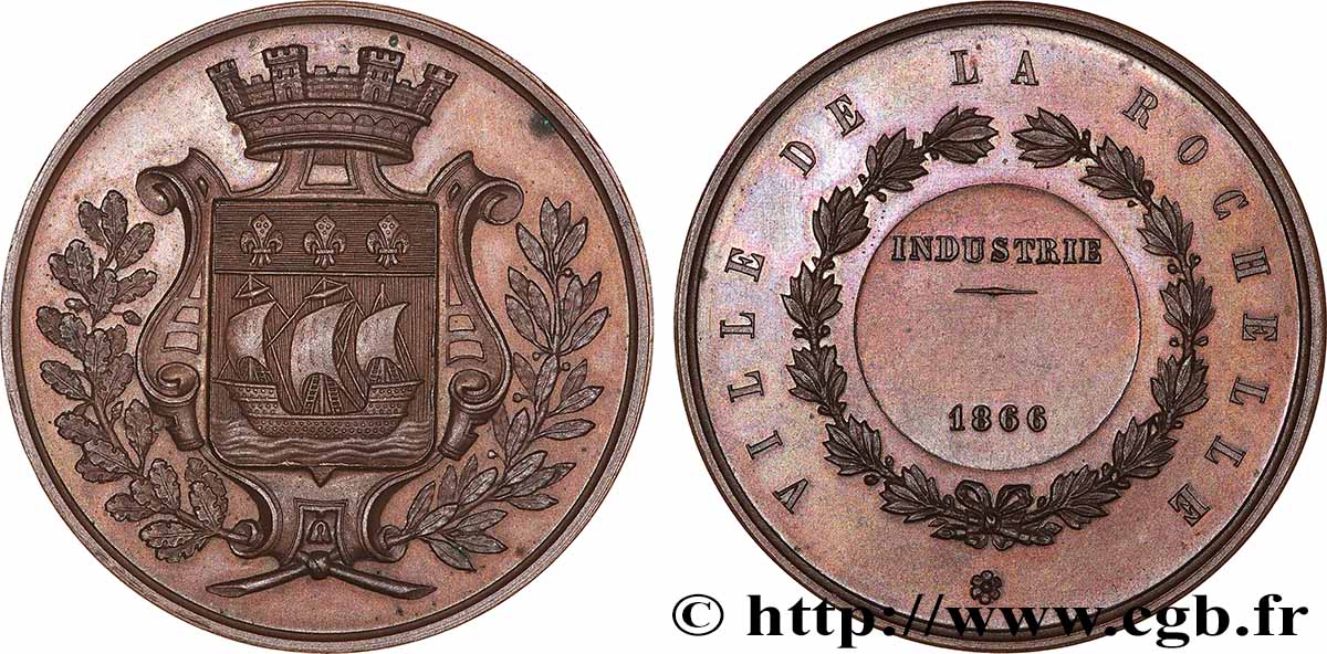 SECOND EMPIRE Médaille, Industrie SUP/SUP+