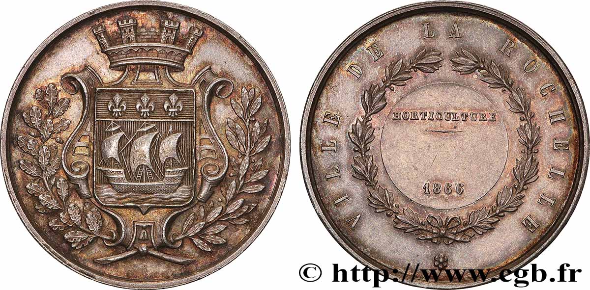 SECOND EMPIRE Médaille, Horticulture TTB+