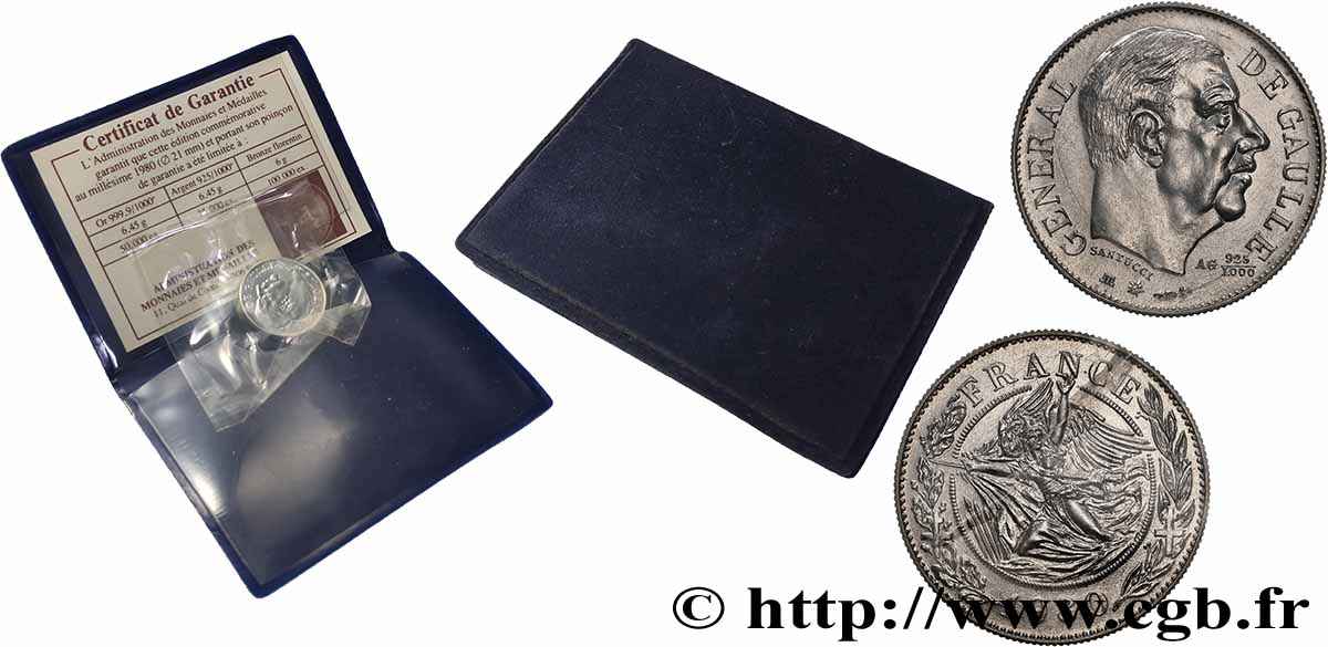 CINQUIÈME RÉPUBLIQUE Module de 20 francs FDC