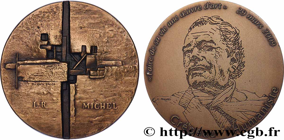 CINQUIÈME RÉPUBLIQUE Médaille, L. R. Michel SUP