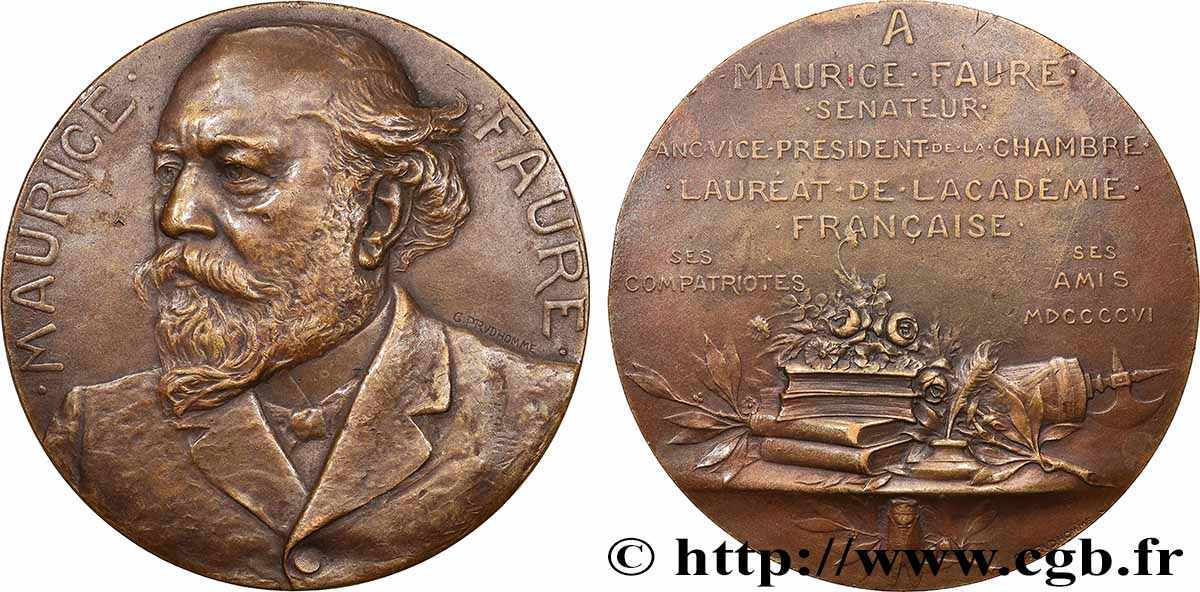 TERZA REPUBBLICA FRANCESE Médaille, q.SPL