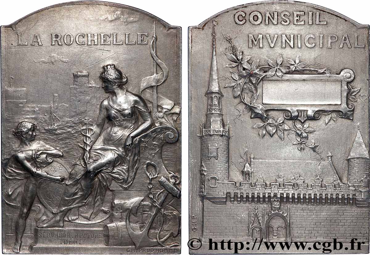 CONSEIL GÉNÉRAL, DÉPARTEMENTAL OU MUNICIPAL - CONSEILLERS Plaquette, Conseil municipal TTB+