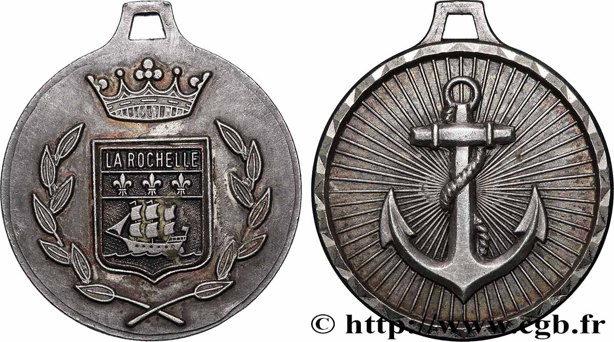 AUNIS ET LA ROCHELLE Médaille, La Rochelle AU