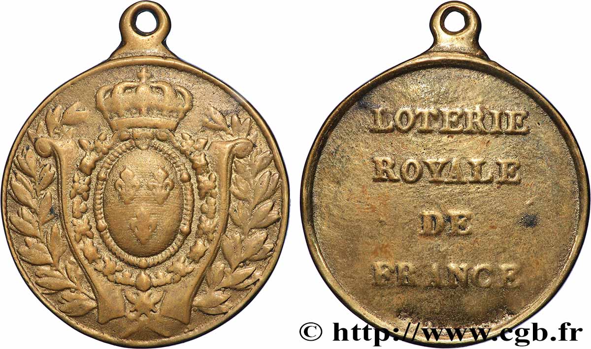 BORDEAUX (VILLE DE ) Médaille, Loterie royale de France TB+