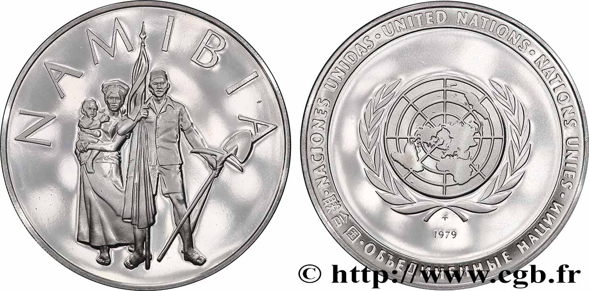 LES MÉDAILLES DES NATIONS DU MONDE Médaille, Namibie SPL
