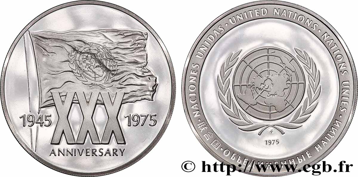 LES MÉDAILLES DES NATIONS DU MONDE Médaille, XXXe anniversaire fST