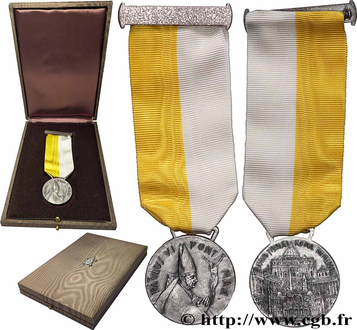 VATIKANSTAAT UND KIRCHENSTAAT Médaille, Paul VI, Jubilé pour l’Année Sainte 1975 fVZ