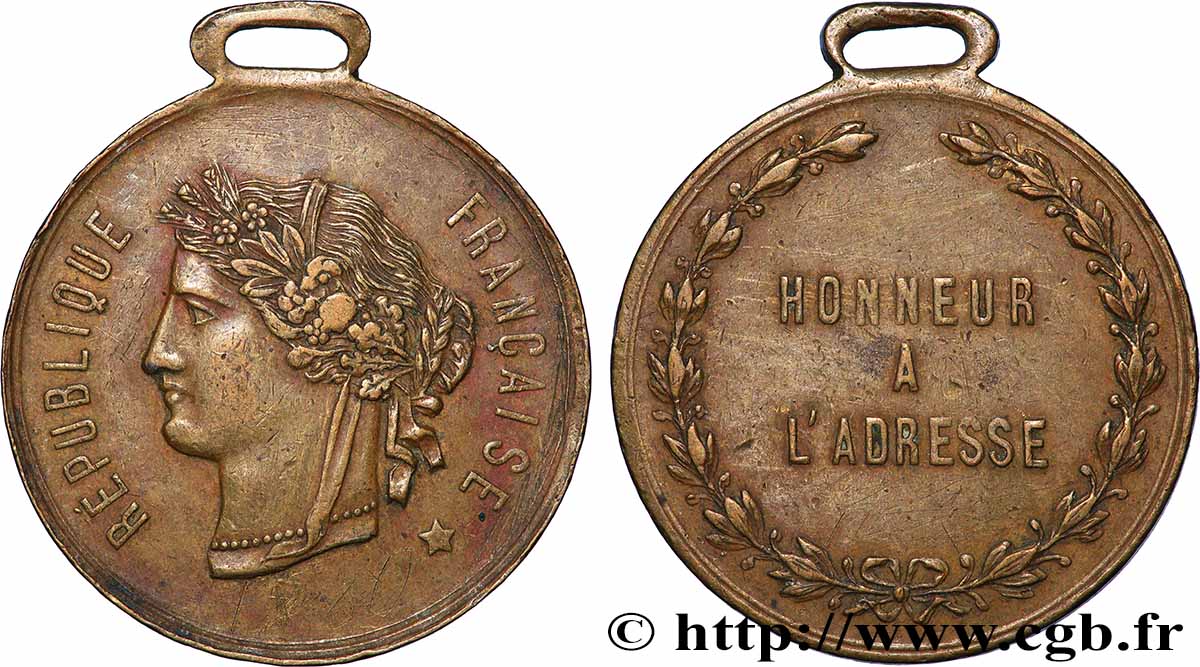 TIR ET ARQUEBUSE Médaille, Honneur à l’adresse fVZ