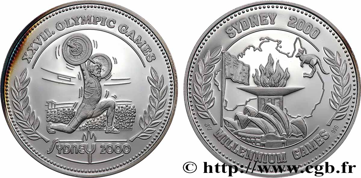 AUSTRALIA Médaille, Haltérophilie AU