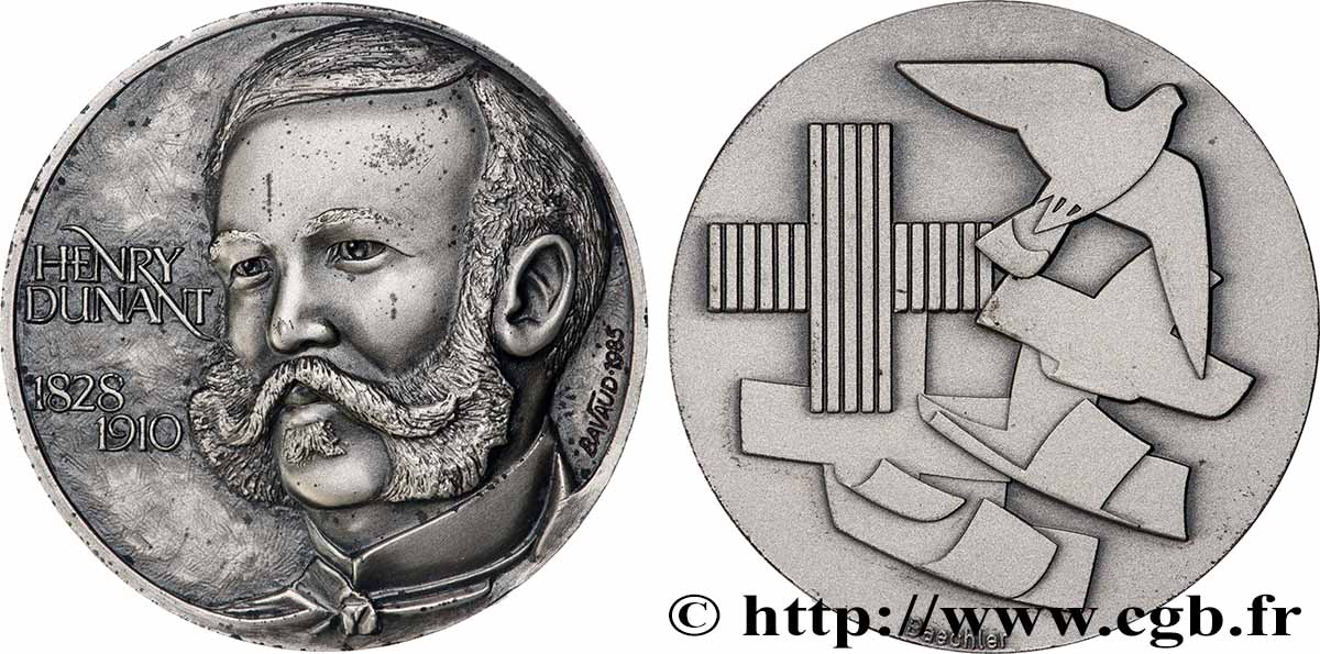 SCHWEDEN Médaille, Henry Dunant, n° 256 fVZ
