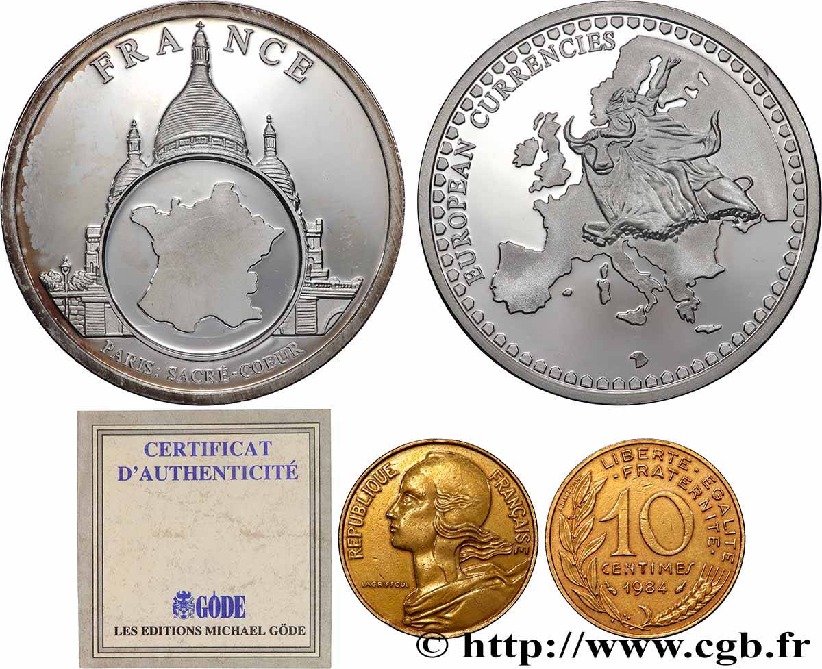 EUROPA Médaille, European Currencies, Pays-Bas fVZ