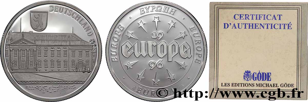 DEUTSCHLAND Médaille, Europe, Deutschland Polierte Platte