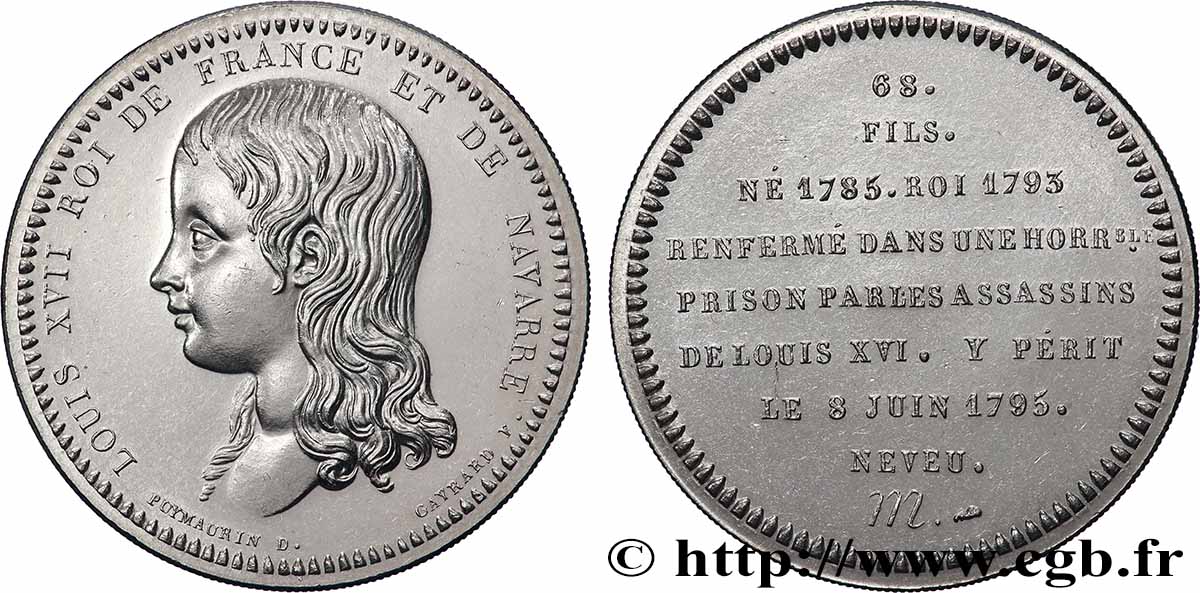 SÉRIE MÉTALLIQUE DES ROIS DE FRANCE Médaille, Louis XVIII - 68 - refrappe ultra-moderne SPL