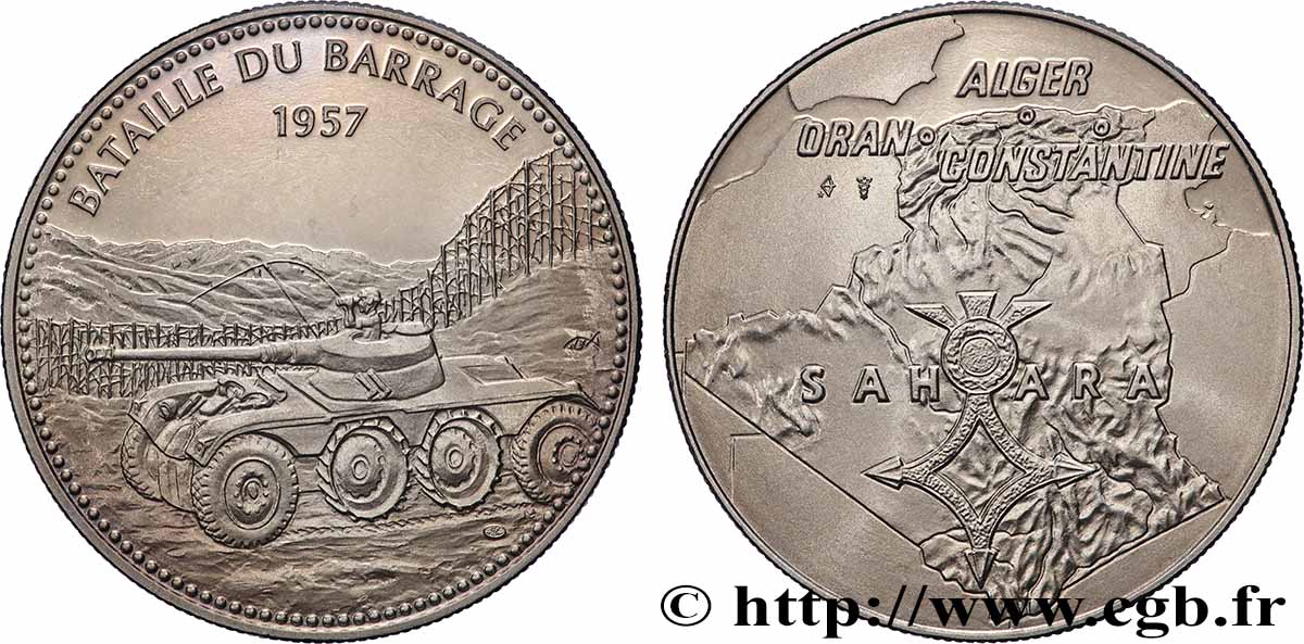 V REPUBLIC Médaille, Bataille du Barrage AU