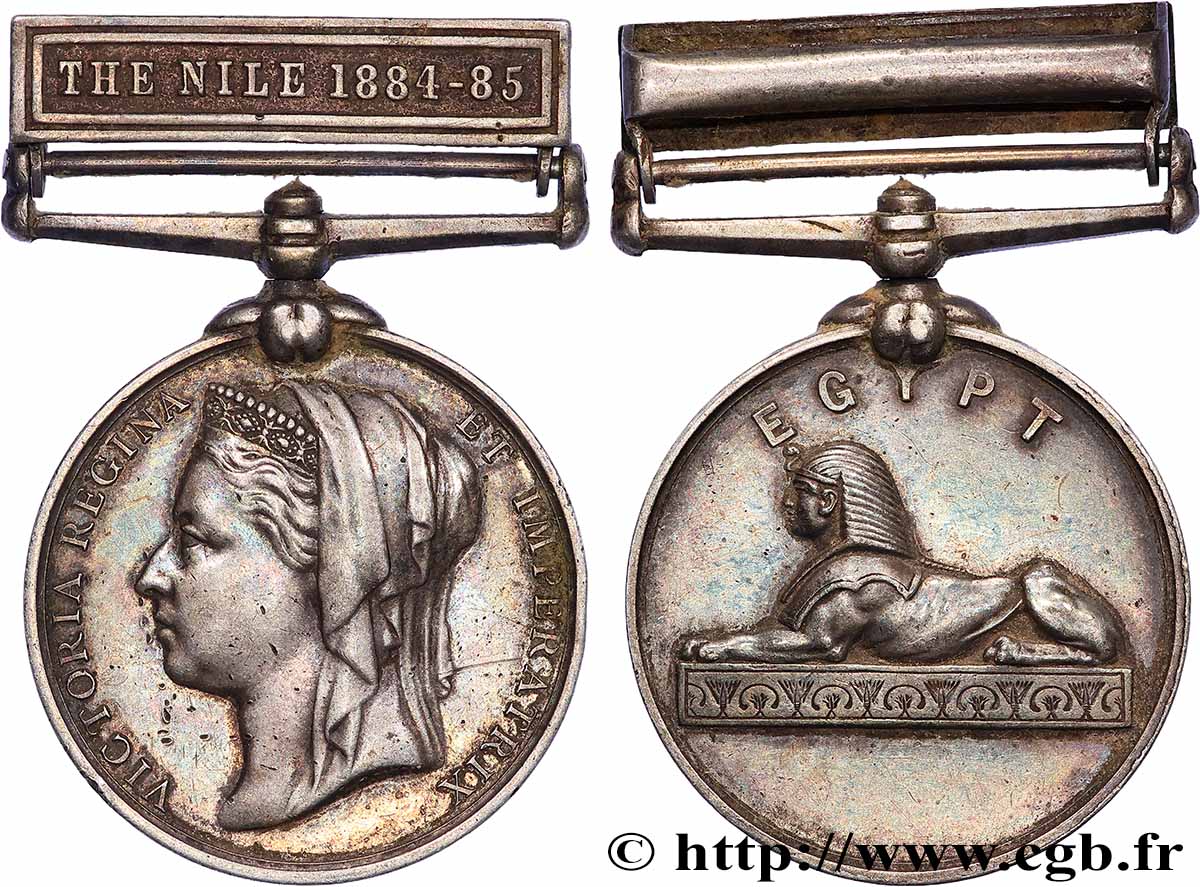 GRANDE BRETAGNE - VICTORIA Médaille, Égypte, “The Nile” TTB