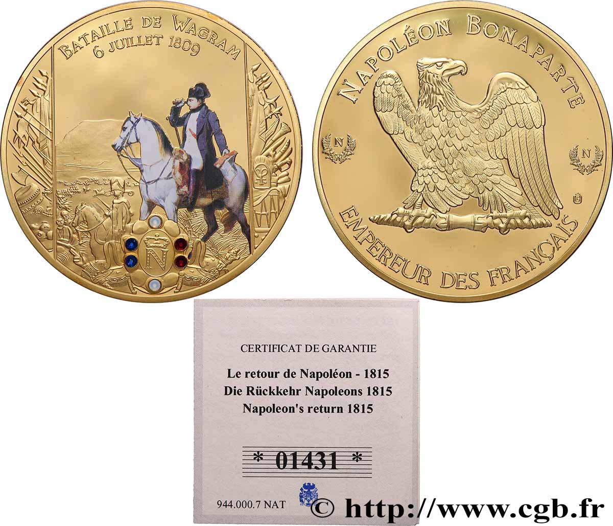 SECOND EMPIRE Médaille, Bataille de Wagram MS