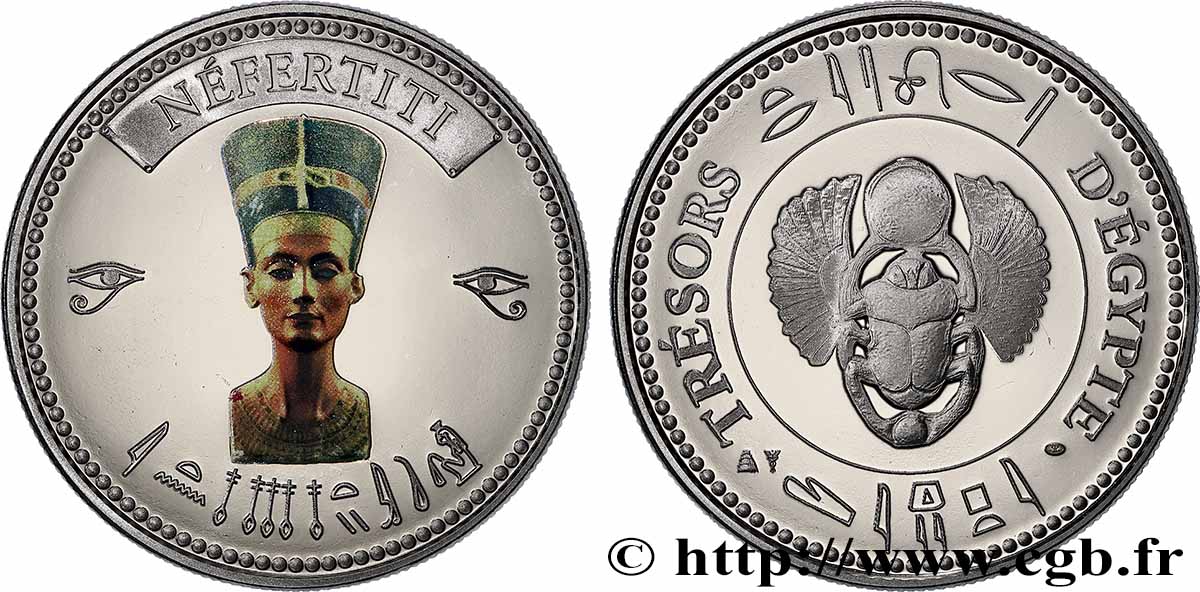 EGYPT Médaille, Néfertiti AU