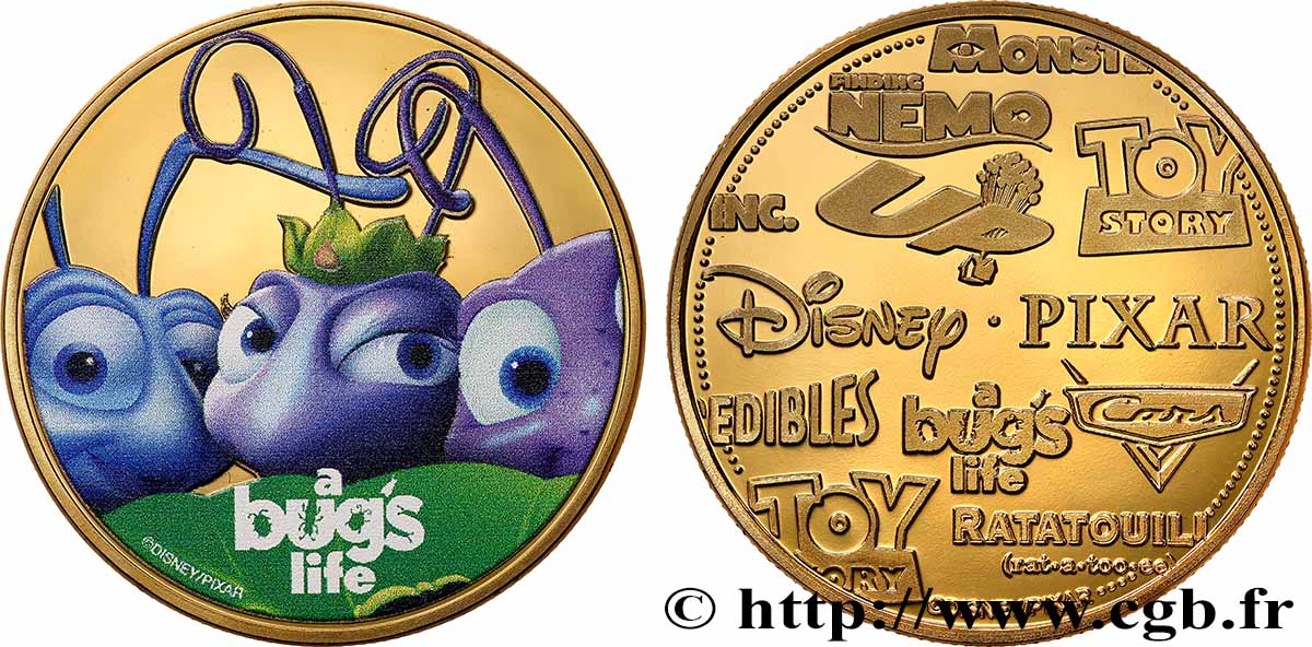 ÉTATS-UNIS D&nbsp;AMÉRIQUE Médaille, 1 001 Pattes SPL