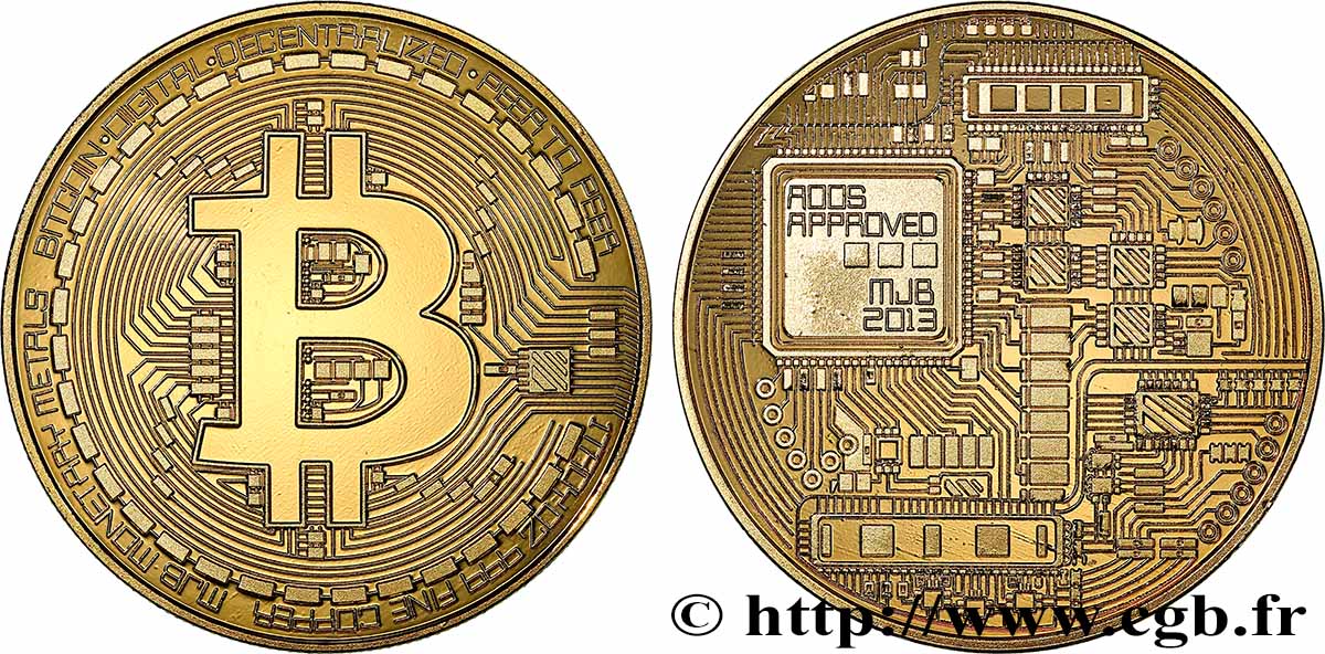 UNITED STATES OF AMERICA Médaille, Bitcoin MS
