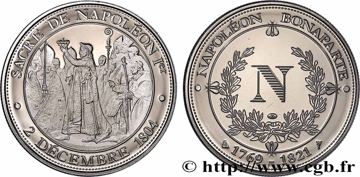 GESCHICHTE FRANKREICHS Médaille, Sacre de Napoléon Ier VZ