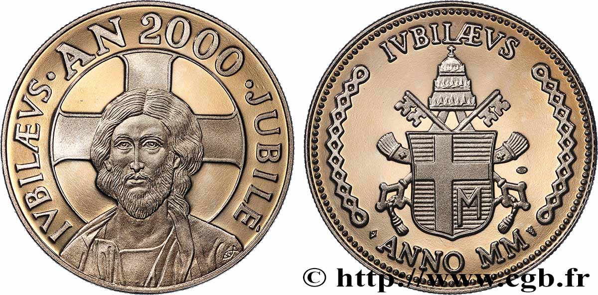VATIKANSTAAT UND KIRCHENSTAAT Médaille, Jubilé de l’an 2000 VZ