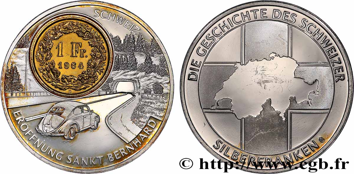 SWITZERLAND Médaille, Palais fédéral de Berne AU