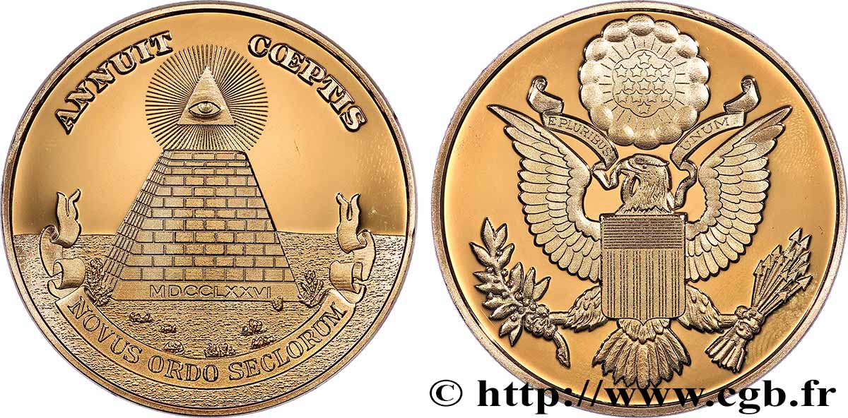 UNITED STATES OF AMERICA Médaille, Nouvel ordre des siècles MS