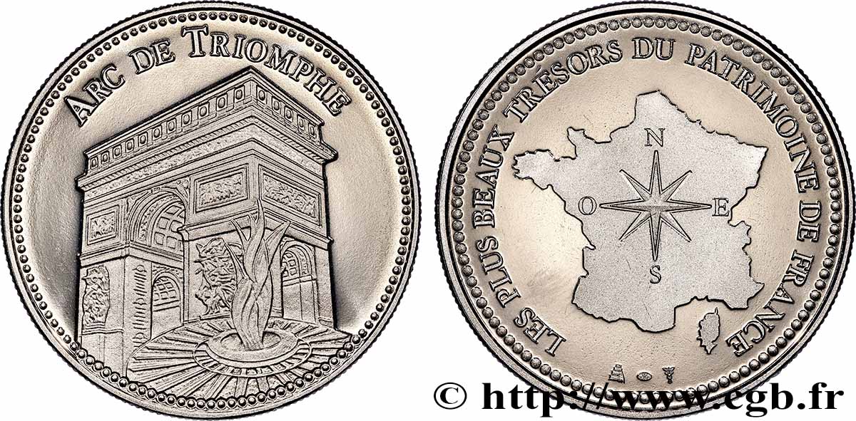 BUILDINGS AND HISTORY Médaille, Arc de Triomphe VZ