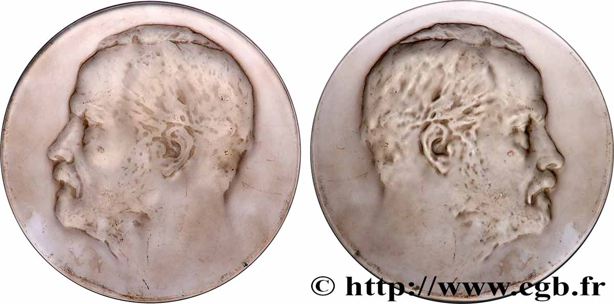 TROISIÈME RÉPUBLIQUE Plaque, Centenaire de la naissance de Louis Pasteur TTB+