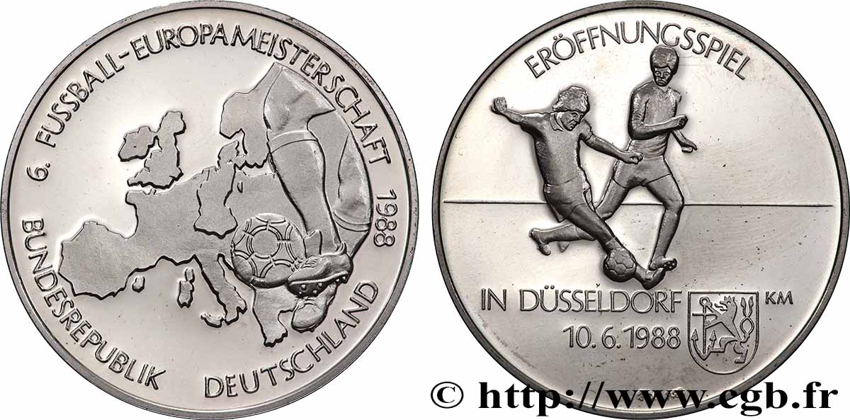 GERMANIA Médaille, Championnat Europe Football (UEFA Euro 1988) SPL