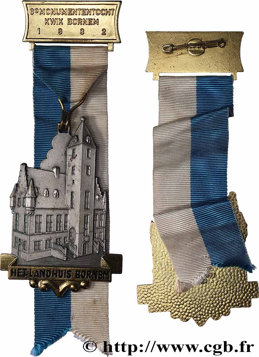 BELGIUM Médaille, Bureau de l&nbsp;administration municipale à Bornem AU