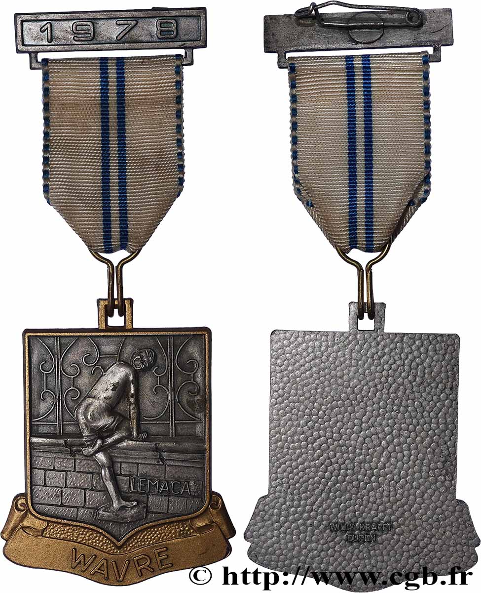 BELGIUM Médaille, Le Maca AU