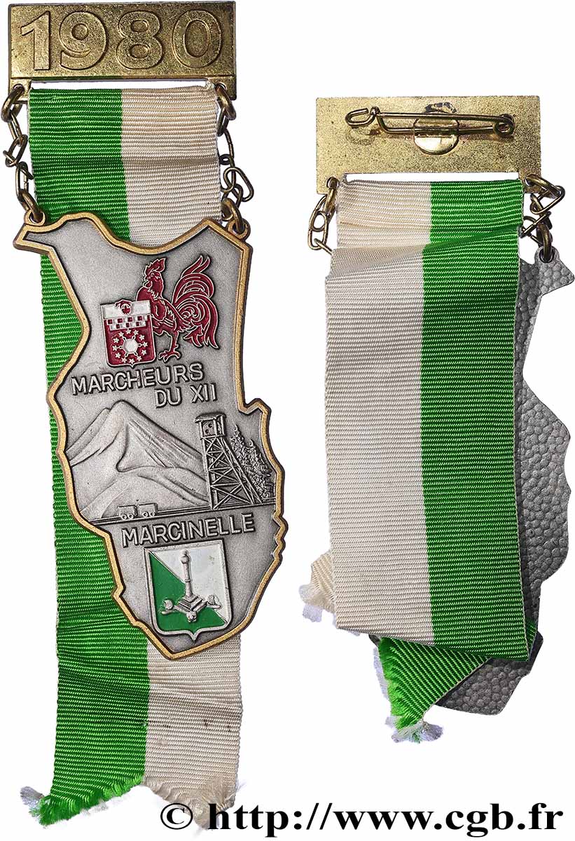BELGIUM Médaille, Les marcheurs du XII de Marcinelle AU