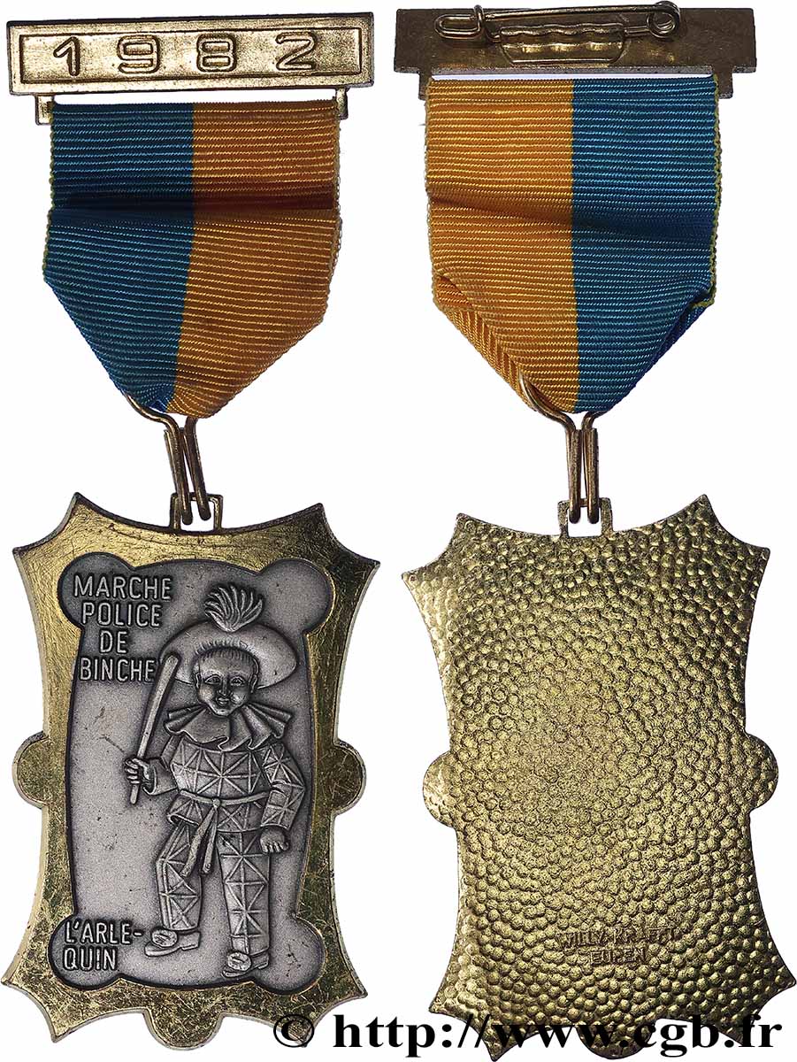 BÉLGICA Médaille, Marche police de Binche MBC+