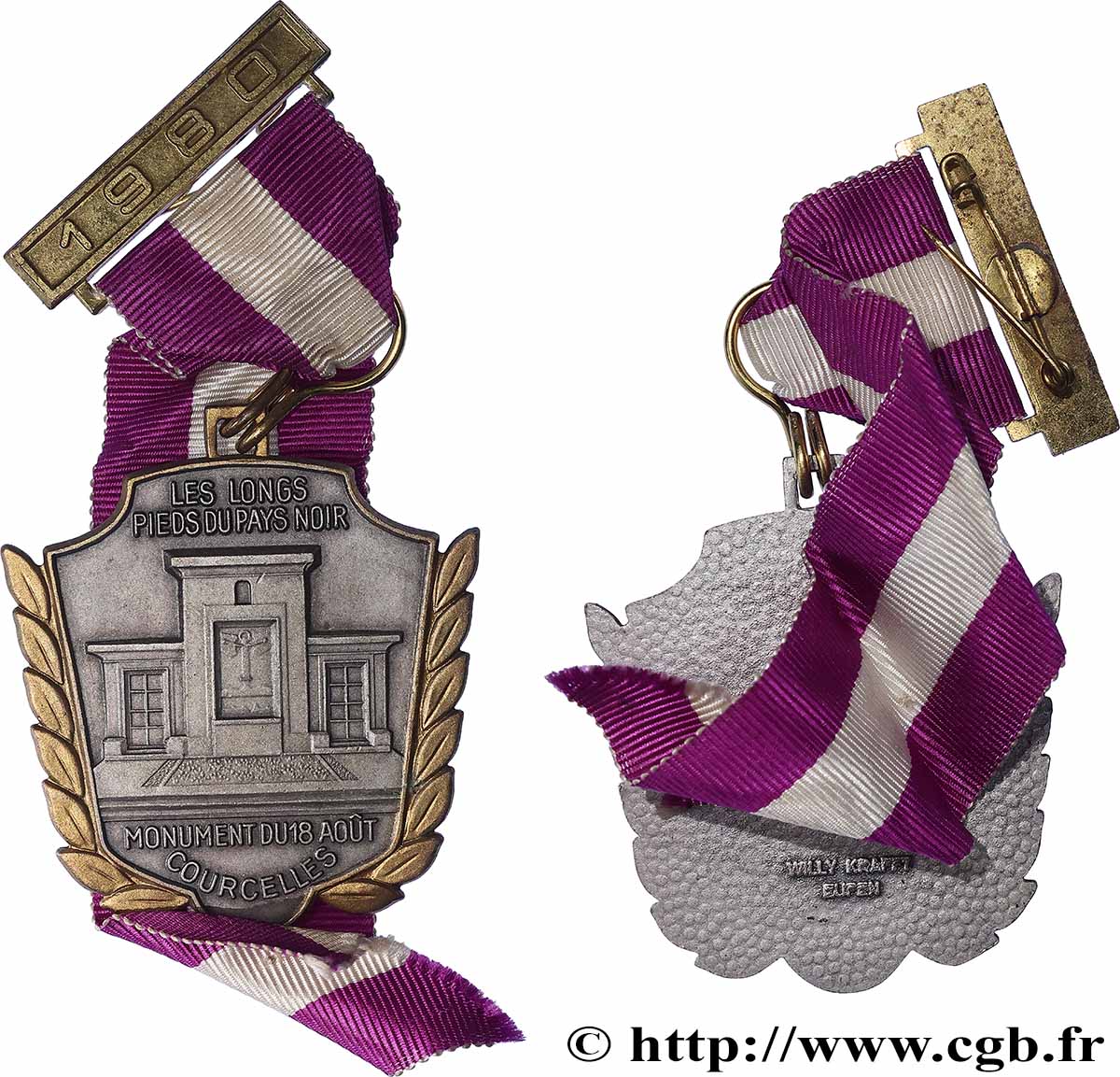 BELGIUM Médaille, Les longs pieds du pays noir AU