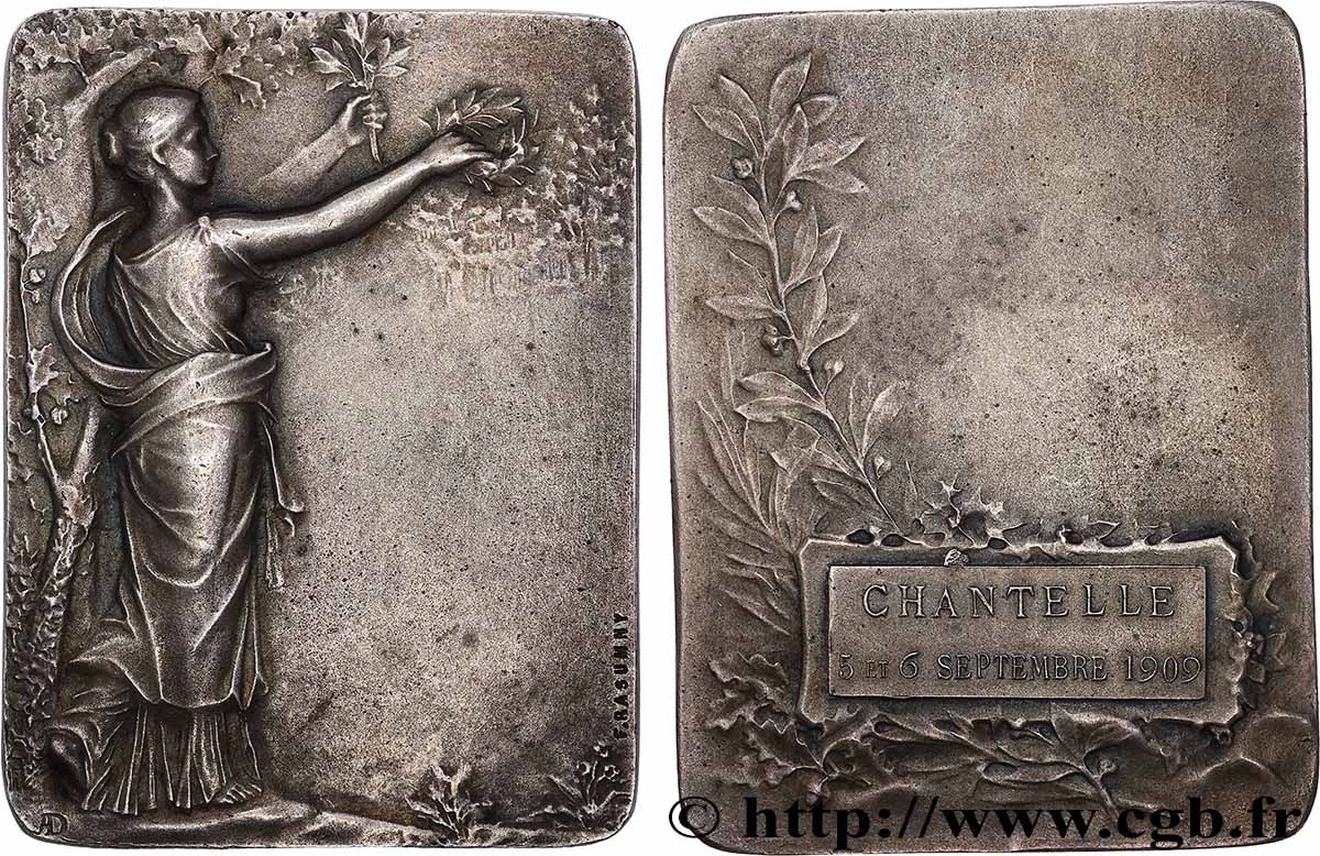 TROISIÈME RÉPUBLIQUE Plaquette, Récompense TTB+