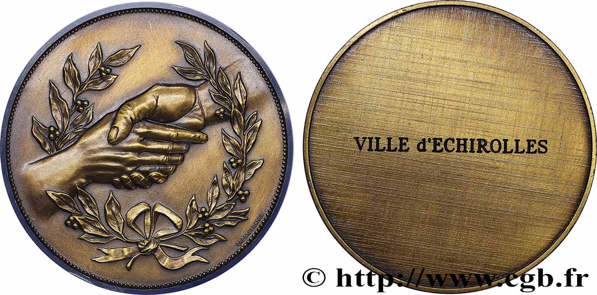 VILLES ET MAIRIES Médaille, Ville d’Echirolles AU