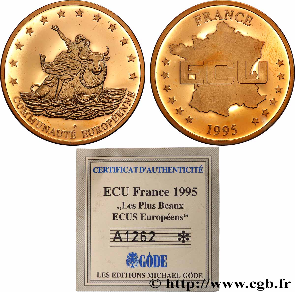 EUROPE Médaille, Communauté européenne TTB+