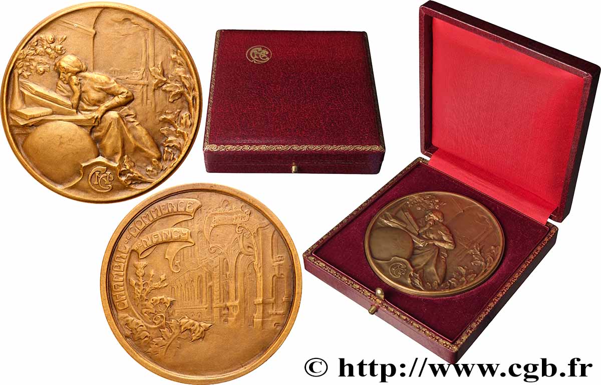 DRITTE FRANZOSISCHE REPUBLIK Médaille, Chambre de Commerce de Nancy fVZ