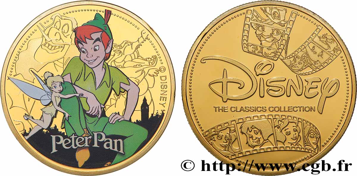 UNITED STATES OF AMERICA Médaille, Peter Pan MS