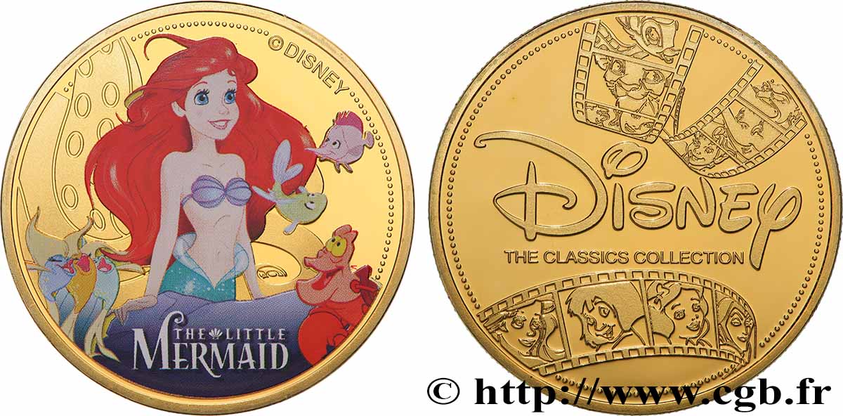UNITED STATES OF AMERICA Médaille, La petite sirène MS