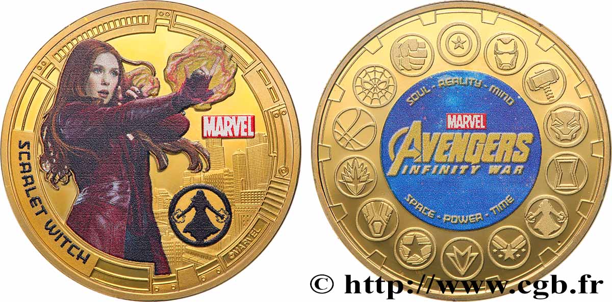UNITED STATES OF AMERICA Médaille, Scarlet Witch MS