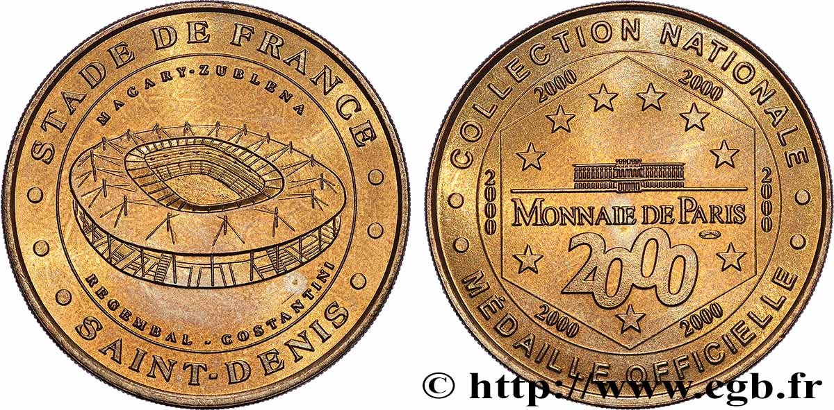 MÉDAILLES TOURISTIQUES Médaille touristique, Stade de France TTB+