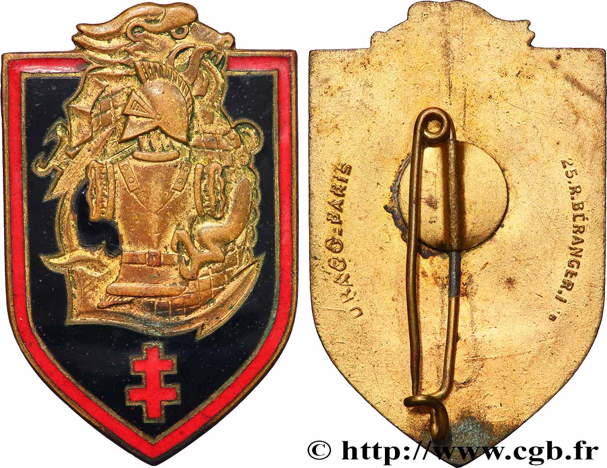 VIERTE FRANZOSISCHE REPUBLIK Insigne, SS