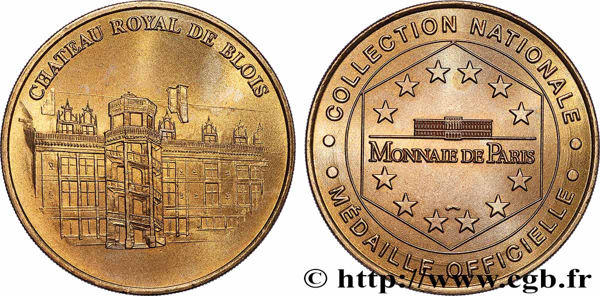 TOURISTIC MEDALS Médaille touristique, Château royal de Blois fVZ