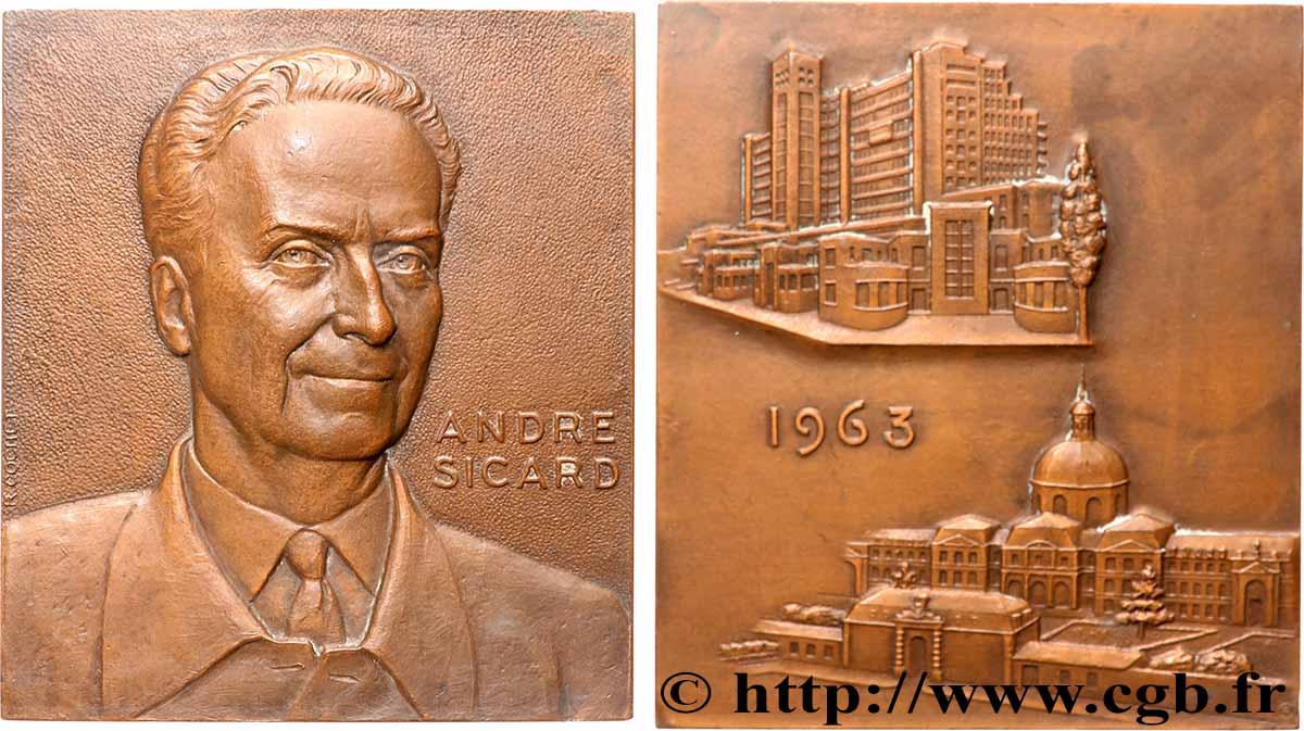 V REPUBLIC Plaquette, André Sicard AU