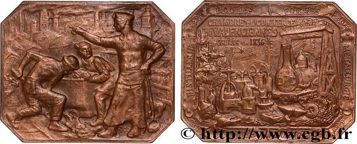 CHAMBERS OF COMMERCE / CHAMBRES DE COMMERCE Plaquette, Chambre de commerce de Valenciennes AU