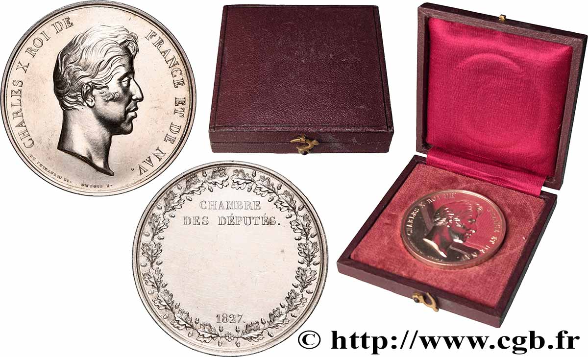 CHARLES X Médaille Parlementaire AU