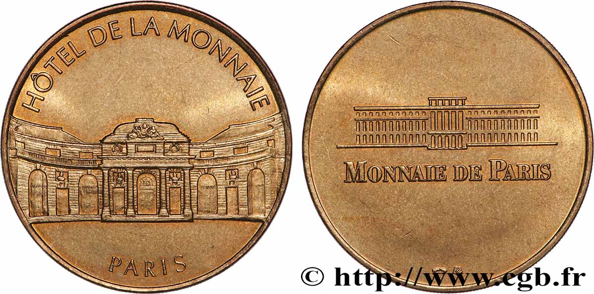 TOURISTIC MEDALS Médaille touristique, Hôtel de la Monnaie fVZ
